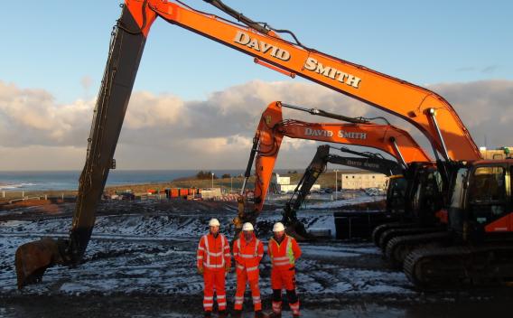 EGL2 workers on site